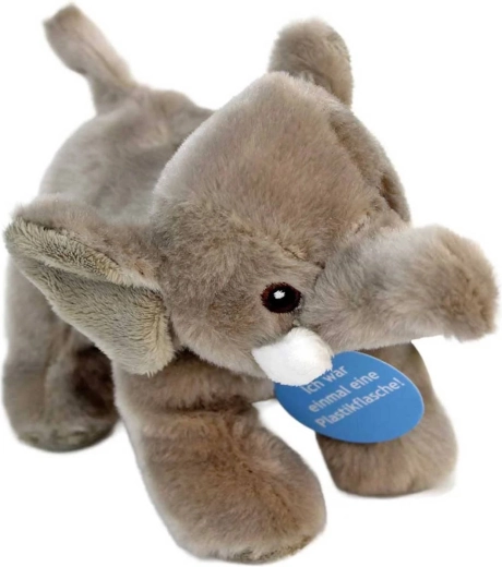 Éléphant en peluche eco‑line 15 cm