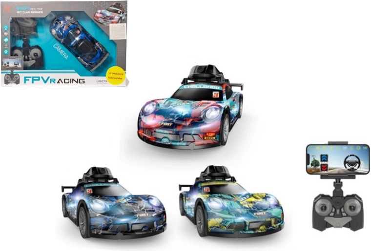 Voiture de sport radiocommandée avec caméra Wi‑Fi