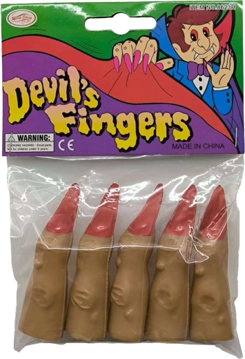 Doigts du diable – set de 5 pcs en sachet