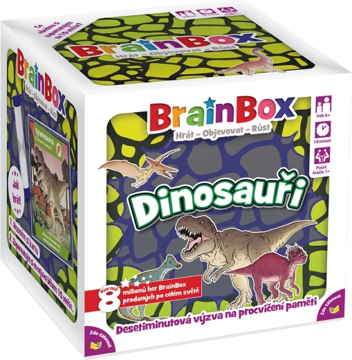 BrainBox Dinosaures – jeu de cartes de mémoire