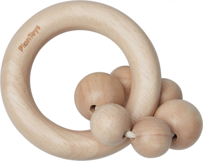 PlanToys Hochet perles naturel