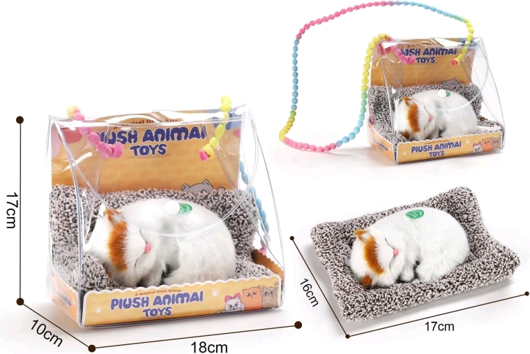 Sac à main avec chat avec effets 20 cm - 1 pièce