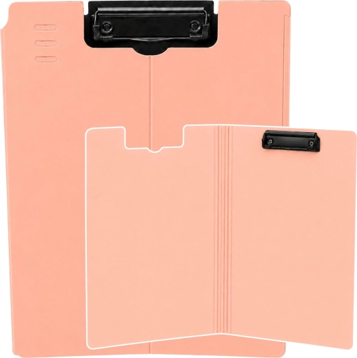 Porte-documents à pince A4 rose - 1 pièce