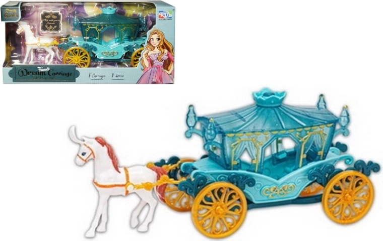 Carrosse avec cheval pour enfants
