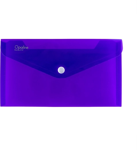 Pochette à pression DL Opaline violette