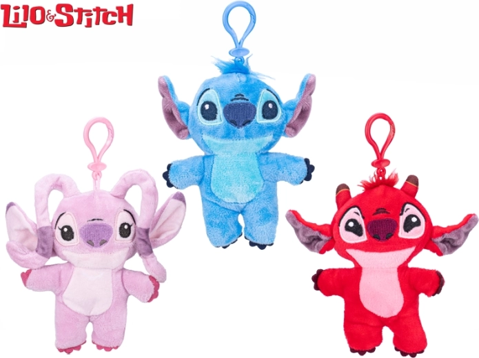 Porte-clés en peluche Lilo & Stitch 13 cm