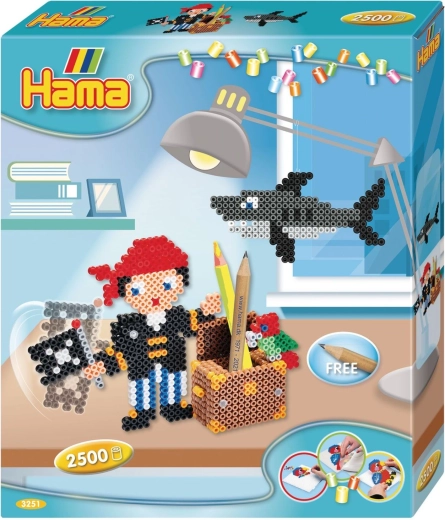 Hama set de perles à repasser – divertissement pirate