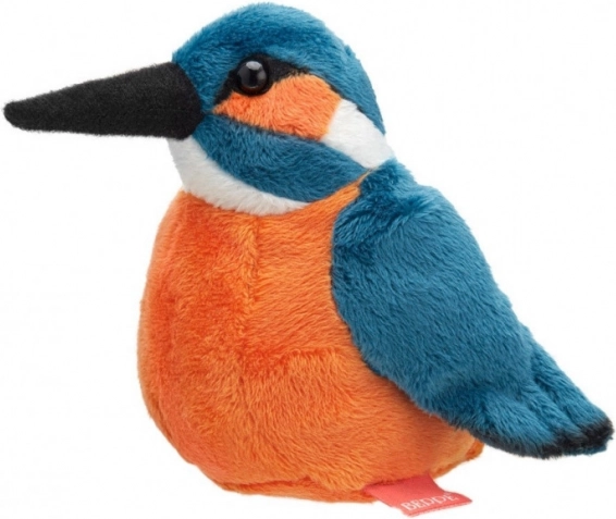 Oiseau en peluche martin-pêcheur commun 13 cm