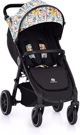 Petite&Mars poussette sportive Street+ RWS black limited 100 faces