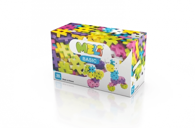 Jeu de construction MELI Basic Pink 50 pièces