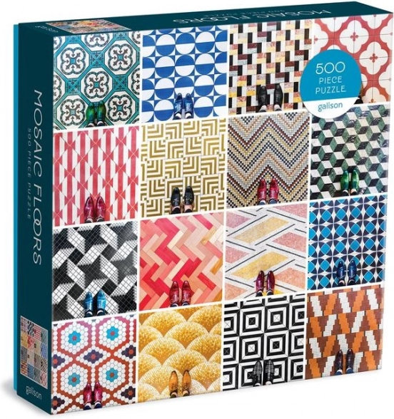 Puzzle Galison Sols en mosaïque 500 pièces