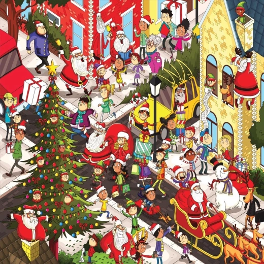 Puzzle YAZZ Rue de Noël 1023 pièces
