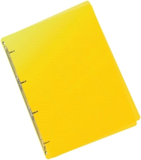 Classeur PP A5 Lignes jaune