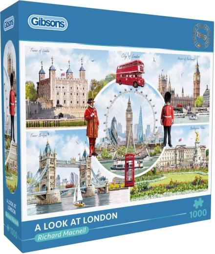 Puzzle Gibsons vue sur Londres 1000 pièces