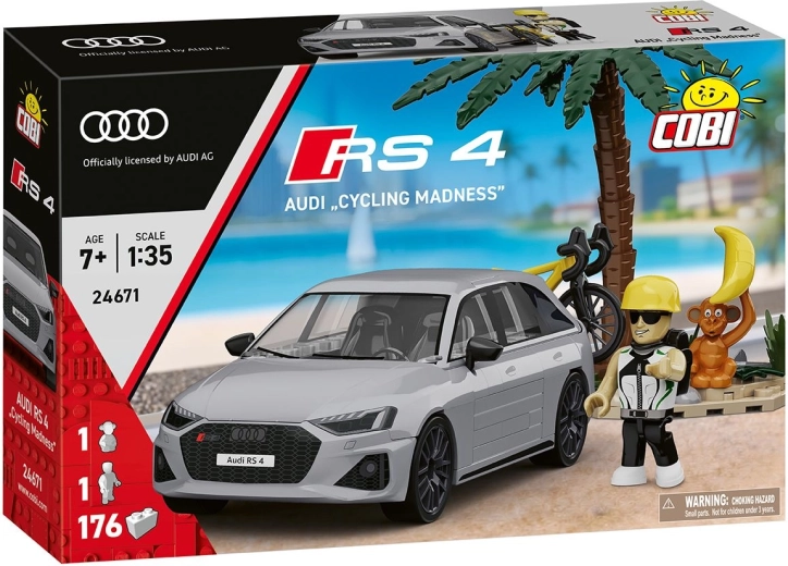 Set de construction COBI Audi RS4 Cycling Madness à l'échelle 1:35