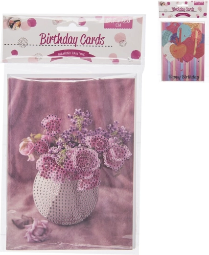 Kit créatif de cartes de vœux avec peinture diamant (2 pièces)