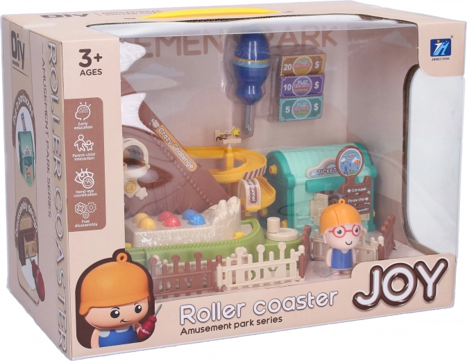 Piste à billes à visser 18 cm