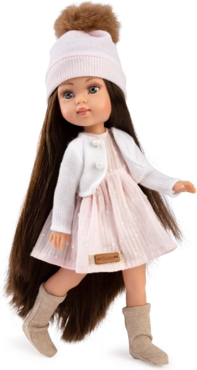 Poupée réaliste Guca Penelope avec corps entièrement en vinyle, 34 cm