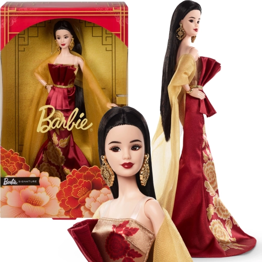 Mattel Barbie Signature poupée de collection pour célébrer le Nouvel An lunaire - 1 pièce