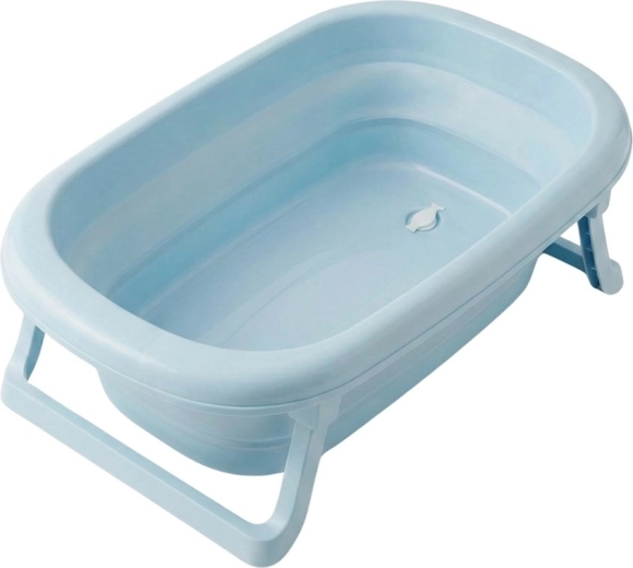 Baignoire pliable pour bébé en plastique TEGA BABY bleue