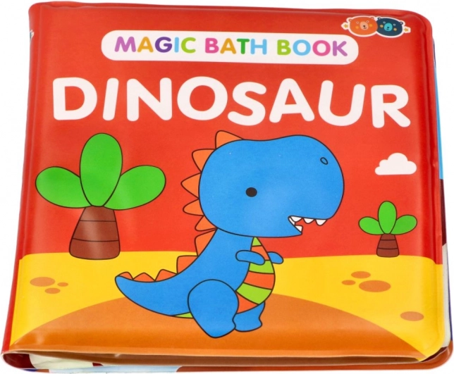 Livre de bain magique et coloré avec des dinosaures