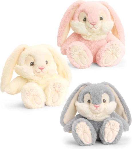 Petit lapin en peluche avec pièce 15 cm KEEL TOYS