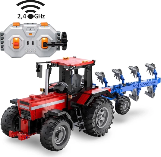 CaDA kit de construction d'un tracteur radiocommandé avec chasse-neige à l'échelle 1:17