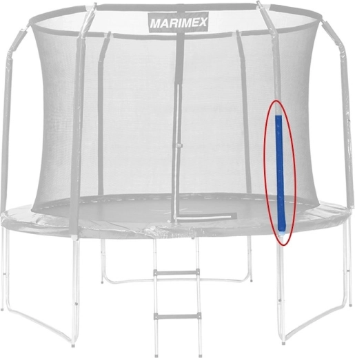 Marimex poteau central de remplacement en acier pour filet de sécurité de trampoline