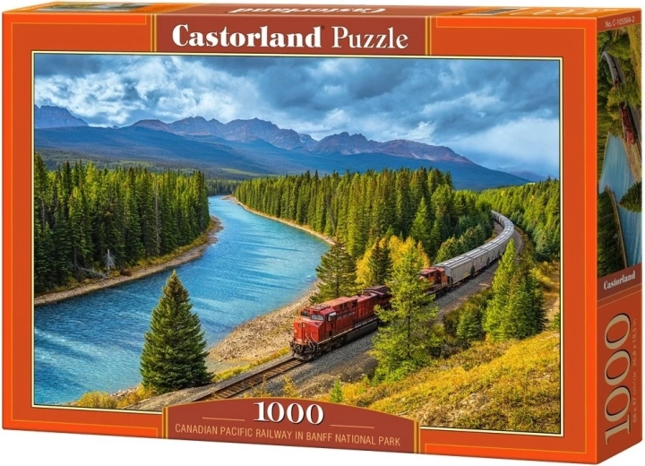 Puzzle Castorland Chemin de fer Canadien Pacifique dans le parc national de Banff 1000 pièces