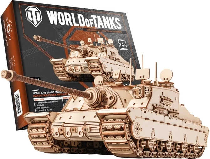 Little Story puzzle 3D en bois World of Tanks Tortoise