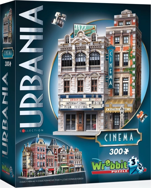 WREBBIT puzzle 3D Urbania : cinéma, 300 pièces