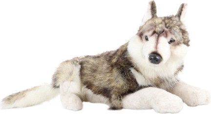 Loup en peluche 100 cm