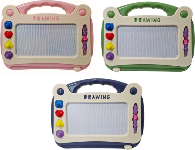 Tablette de dessin magnétique avec tampons et stylo