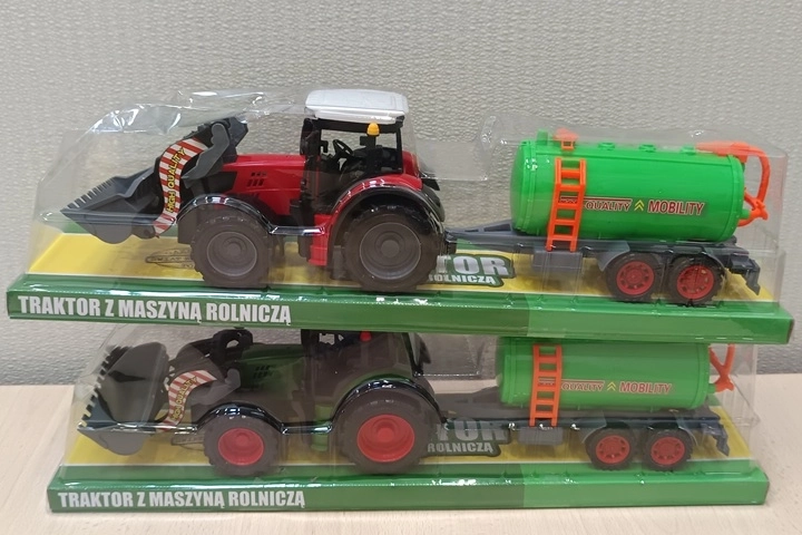 Tracteur avec machine agricole