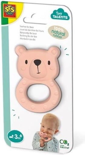 Anneau de dentition SES ourson en caoutchouc naturel 100 %