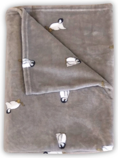 Petú Petú couverture avec motif pingouin
