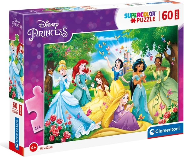 Puzzle maxi 60 pièces – princesses disney