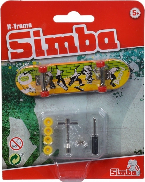 Fingerboard de doigts X‑TREME par SIMBA – assortiment de 6 modèles