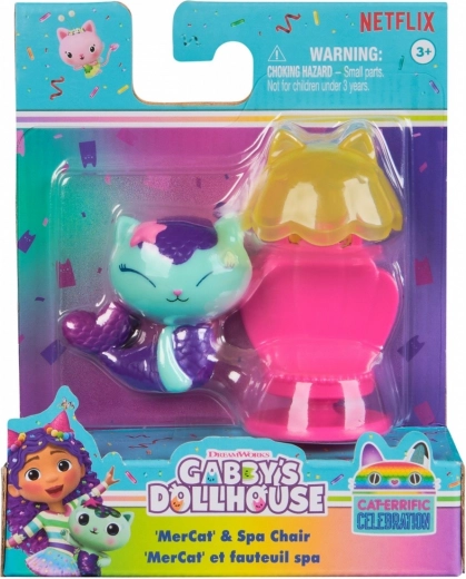 La maison magique de Gabby – figurine Chat-boîte avec coffre au trésor