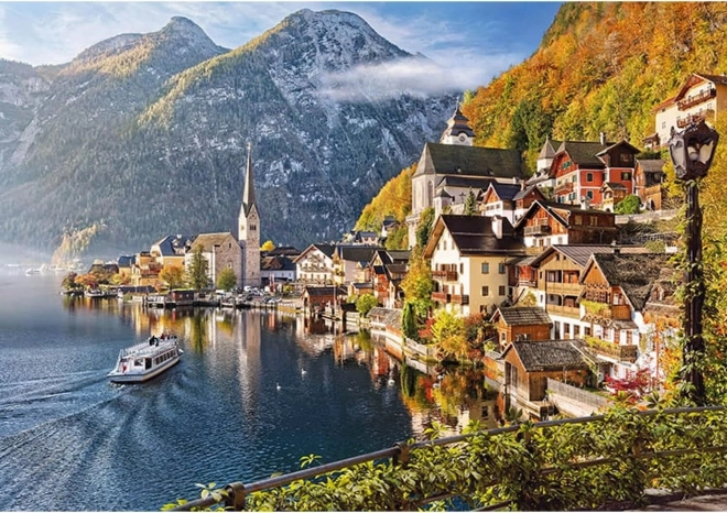Puzzle CHERRY PAZZI Hallstatt dans la lumière du matin 2000 pièces
