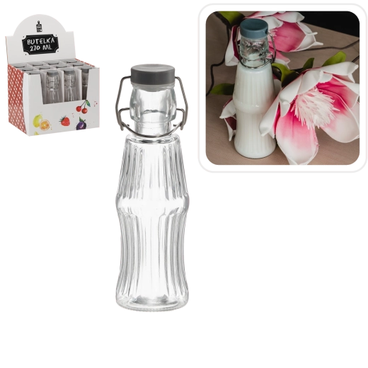 Bouteille en verre avec fermeture mécanique 270 ml