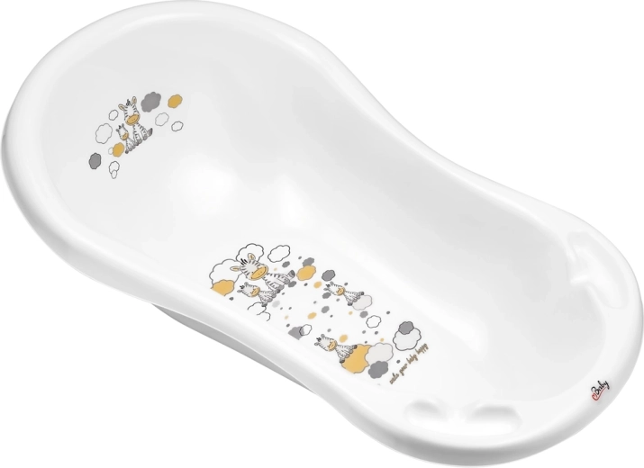 Baignoire pour enfant Maltex Zebra 84 cm blanche