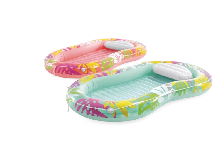 Matelas gonflable avec oreiller Tropical Oasis