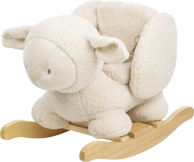 Nattou balançoire Teddy mouton en peluche écru