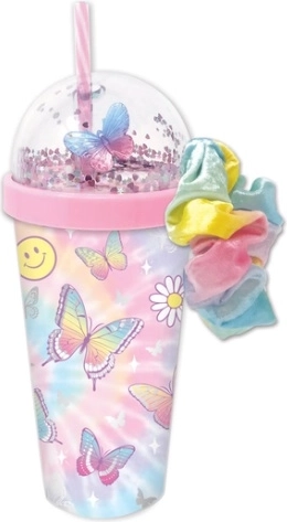 Gobelet enfant Hot Focus avec chouchou « Papillons »