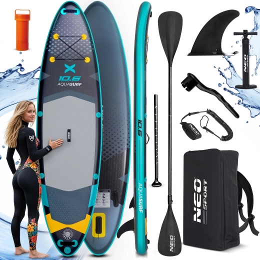 Paddleboard gonflable Aquasurf 10’6 (320 × 84 × 15 cm)