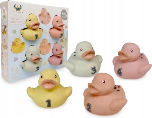 Canards en caoutchouc pour le bain Artyk - 4 pièces