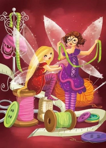 Puzzle Bluebird Fées couturières 300 pièces