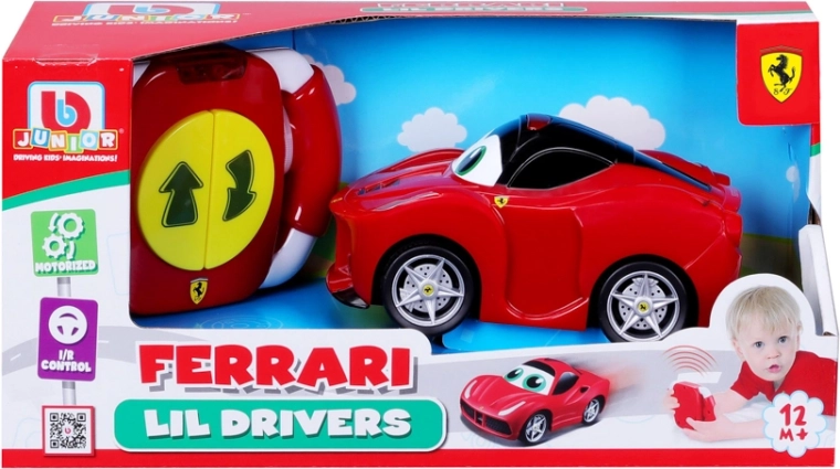 BB Junior RC LaFerrari, petite voiture rouge télécommandée