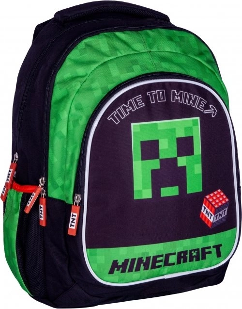 Sac à dos scolaire Minecraft Time To Mine